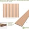 Ekena Millwork 48H x 1/4T Adjustable Wood Slat Wall Panel Kit w/ 4W Slats, Alder contains 11 Slats SWW55X48X0250AL - alternate 2